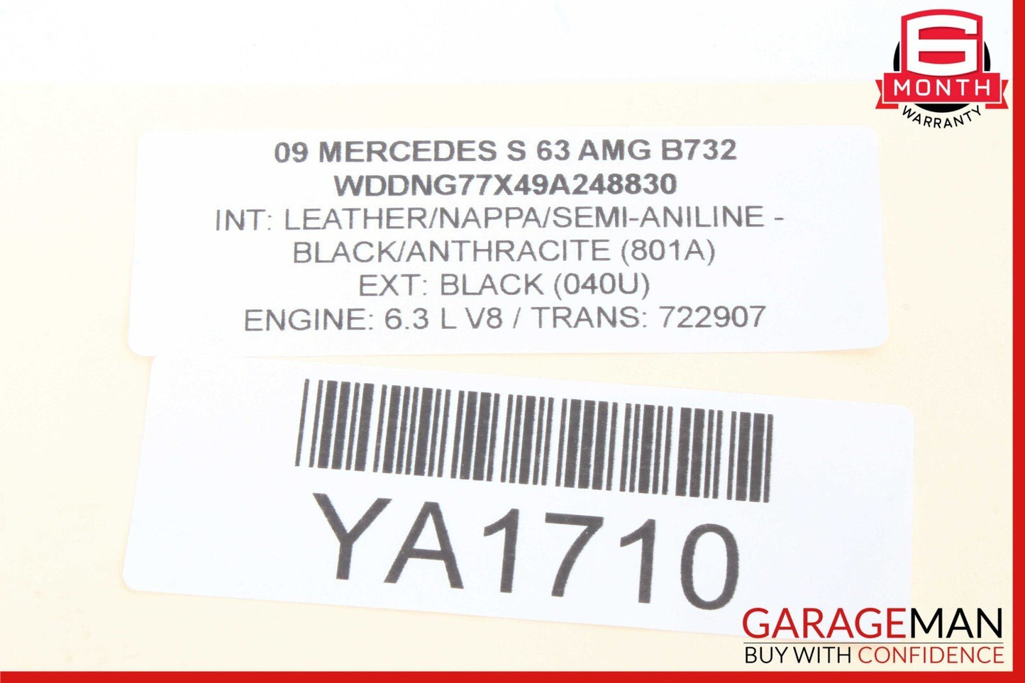 07-14 Mercedes W216 CL550 S600 S63 Front Right Dash AC A/C Air Vent Grille Cover
