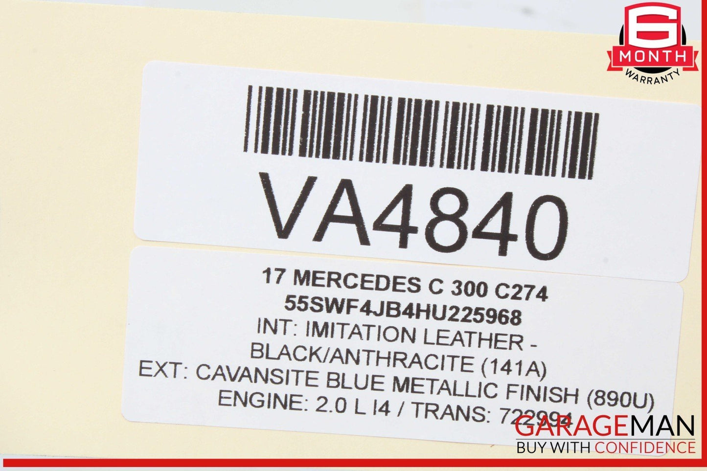 15-20 Mercedes W205 C300 Rear Left or Right Suspension Lower Control Arm OEM