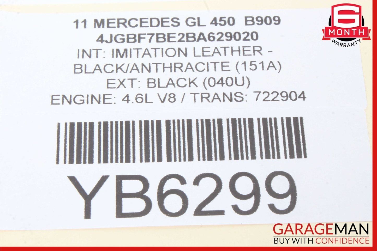 03-12 Mercedes X164 GL450 SLK280 GL550 E320 Front Left Seat Control Module OEM