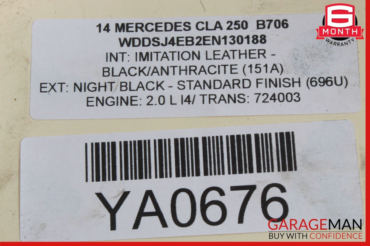 14-19 Mercedes CLA250 Front Right & Left Side Brake Caliper Calipers Set OEM