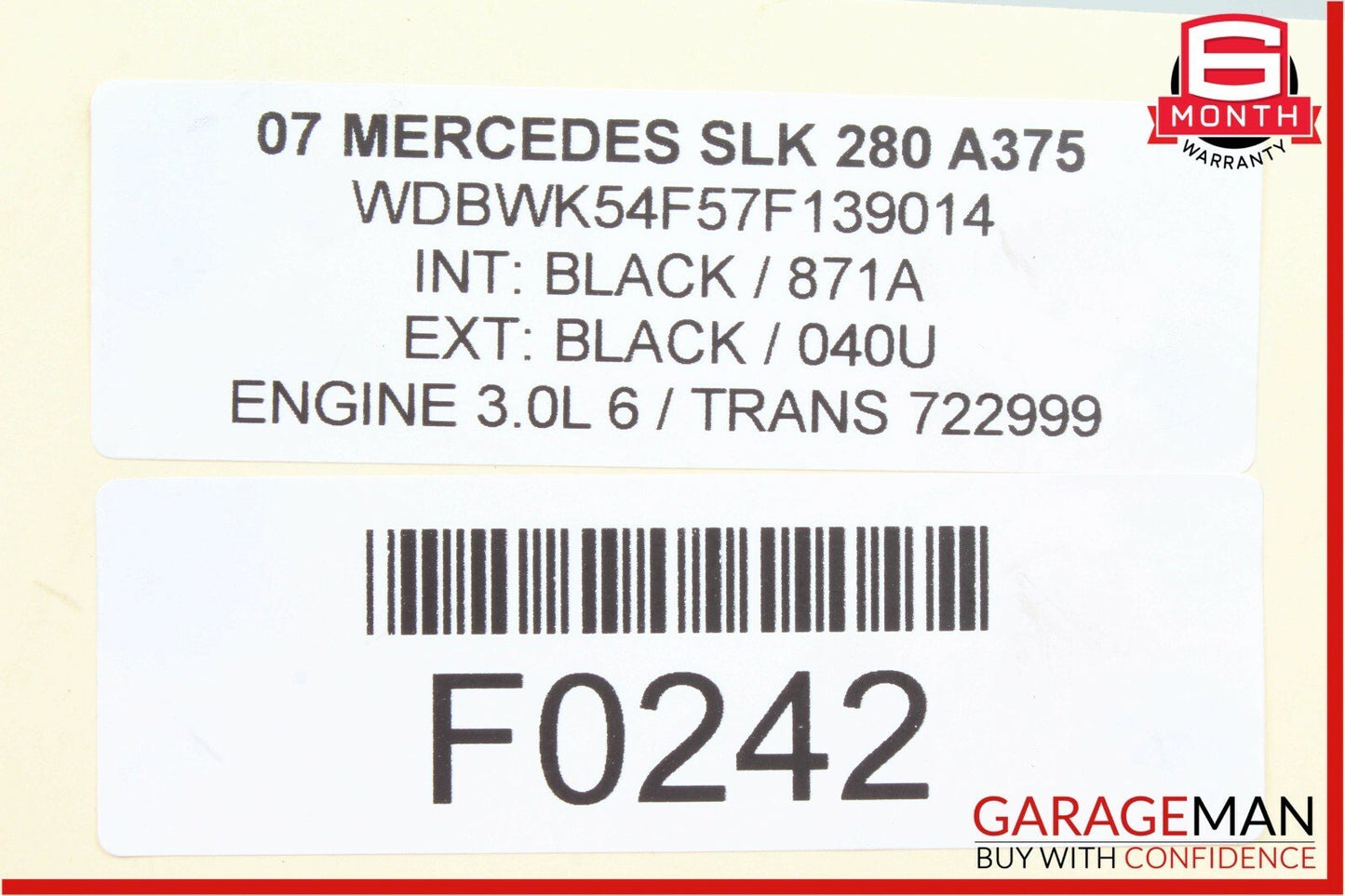 01-08 Mercedes SLK280 C55 AMG SL550 CLK320 Anti Theft Alarm Control Module OEM
