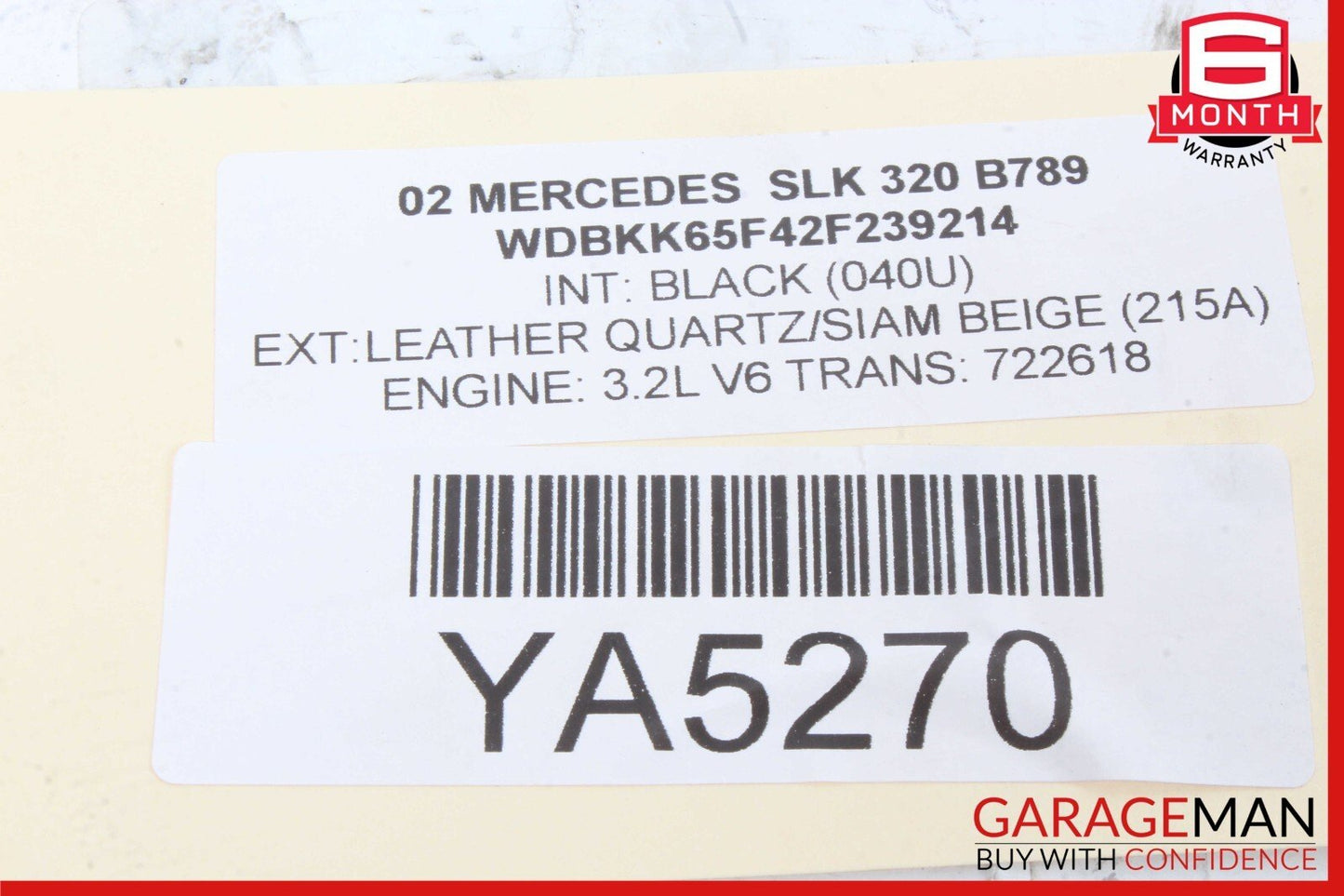 97-04 Mercedes R170 SLK320 SLK32 AMG Front Right Side Door Audio Sound Speaker
