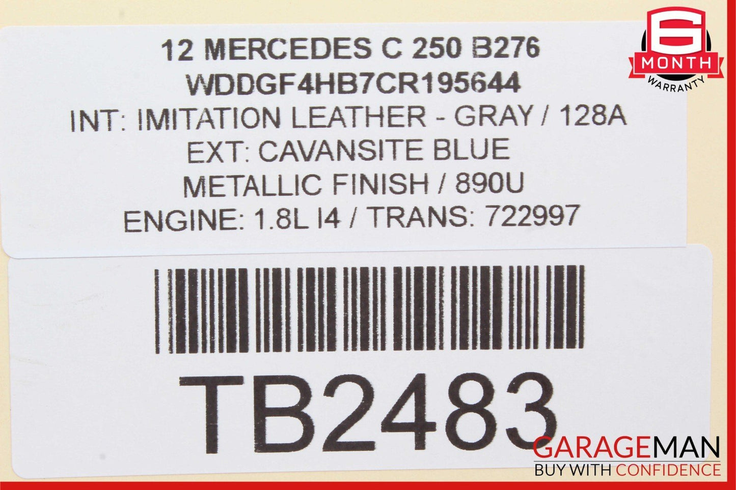 08-16 Mercedes E350 GLK350 C250 Front Left Door Window Regulator Motor Unit