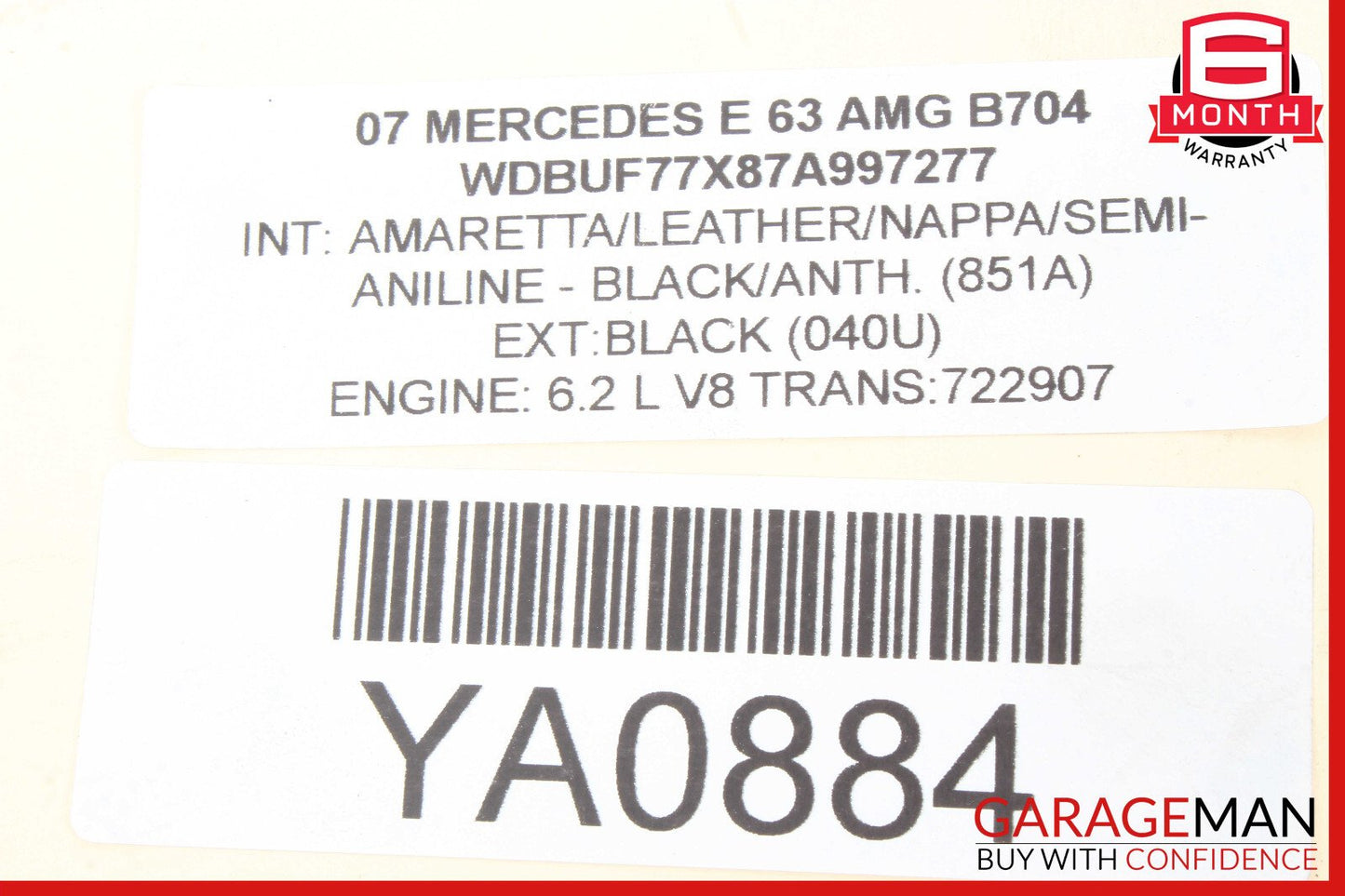 03-11 Mercedes W211 E350 Rear Right Upper Suspension Control Arm 2303500429 OEM