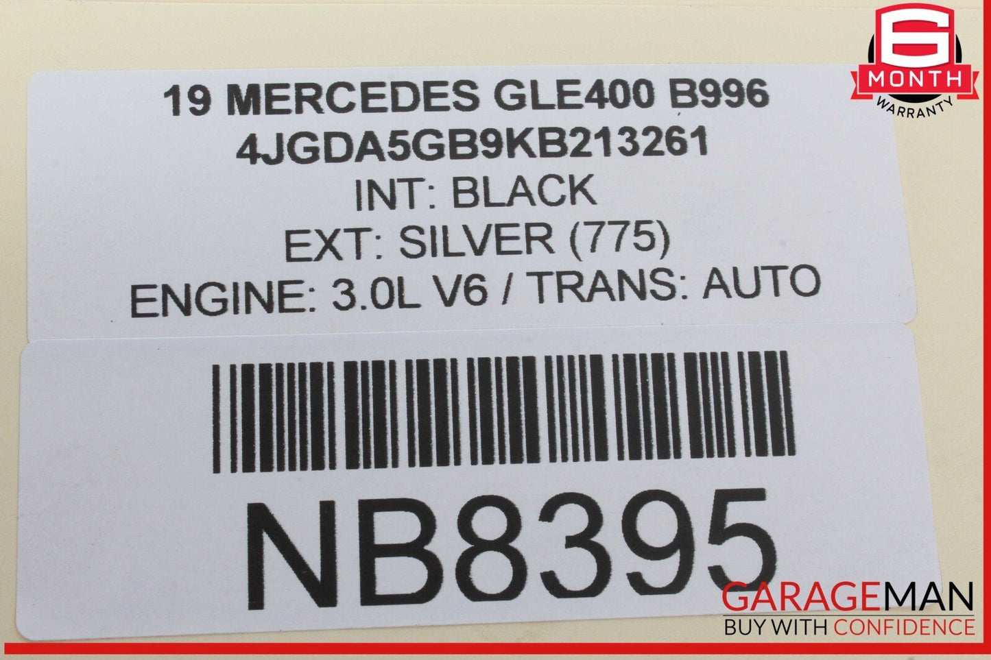 16-19 Mercedes W166 GLE400 Rear Right Passenger Side Door Control Module OEM