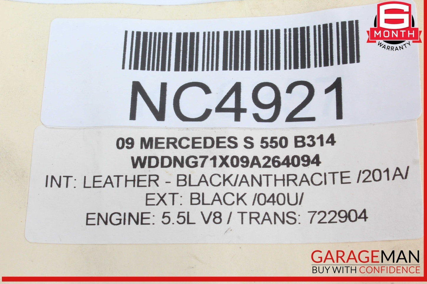 07-14 Mercedes W221 S550 CL600 Front Right Dash A/C Air Vent Trim Grille OEM