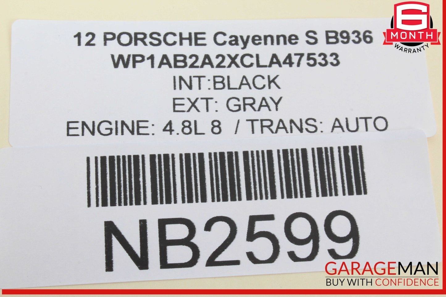 12 Porsche Cayenne S 958 Front Comfort Body Computer Control Module BCM OEM