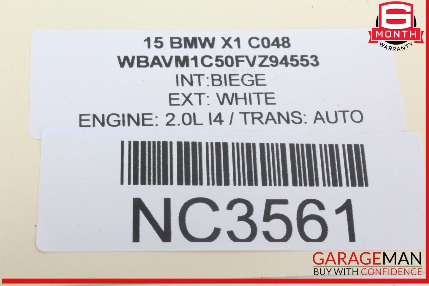 12-15 BMW X1 Front Left Driver Side Door Lock Latch Actuator 7229461 OEM