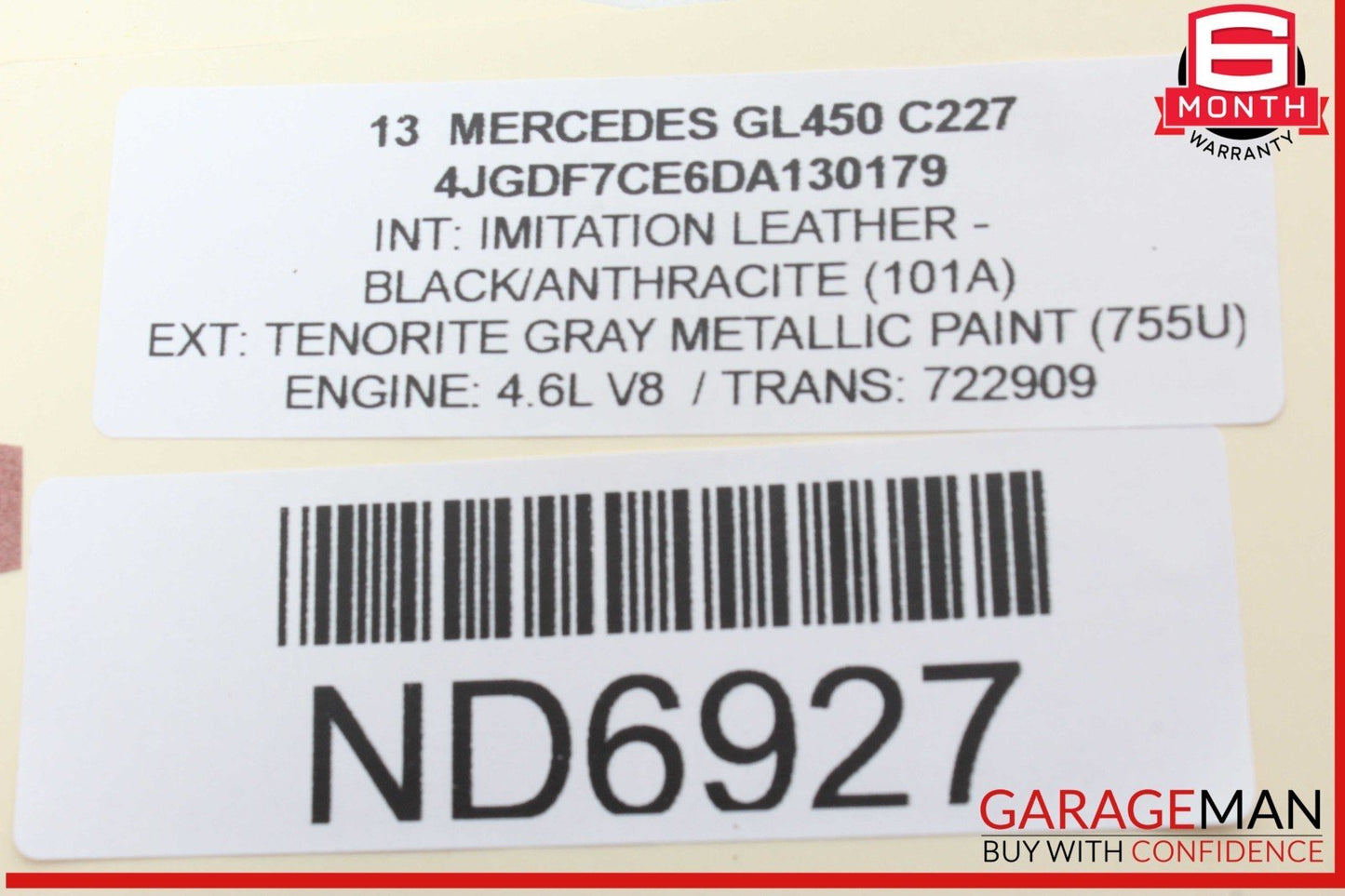 13-16 Mercedes X166 GL450 Suspension DSR Height Adjuster Control Switch OEM