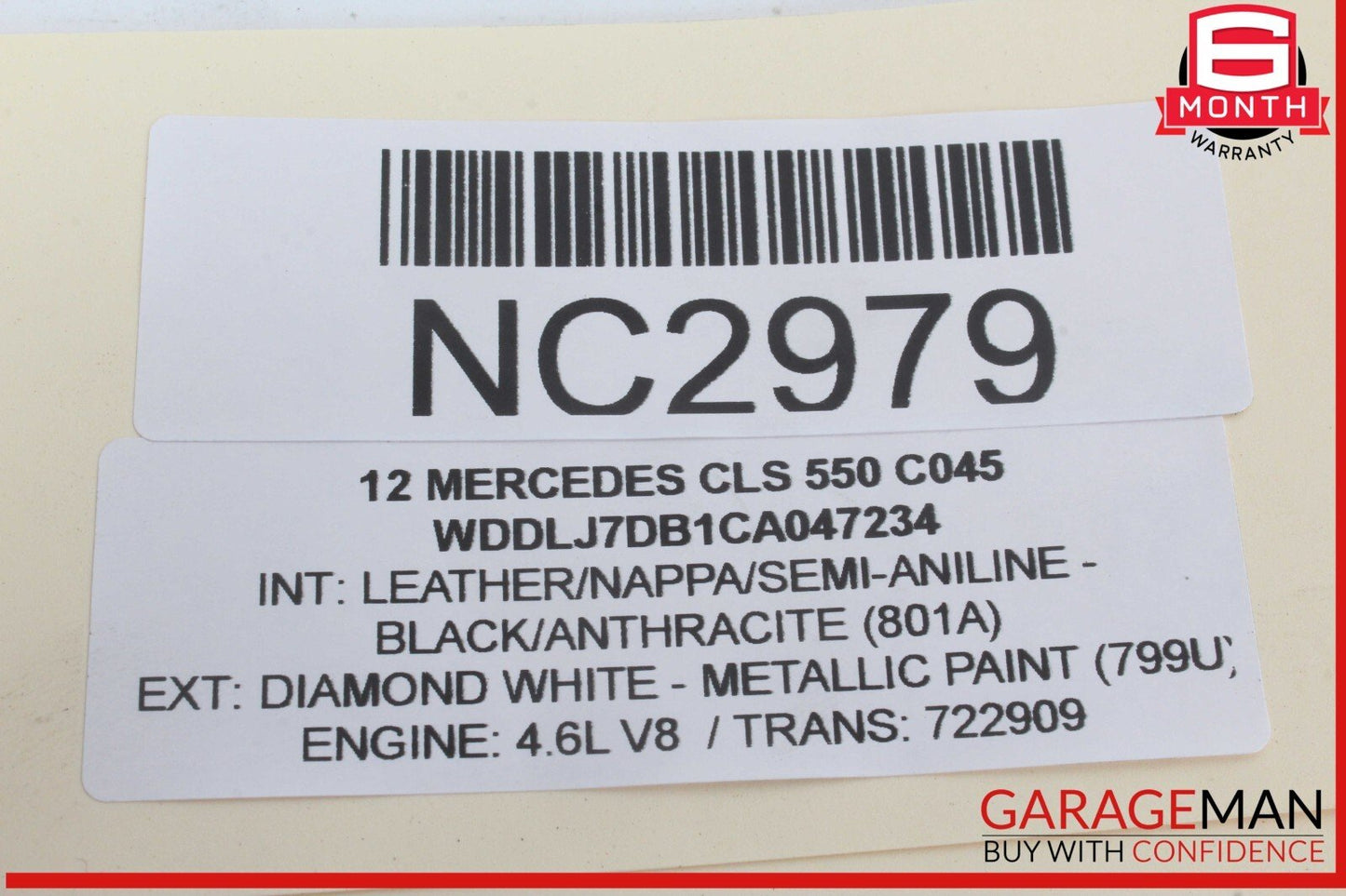 12-18 Mercedes W218 CLS550 CLS400 Front Right Side Door Lock Latch Actuator OEM