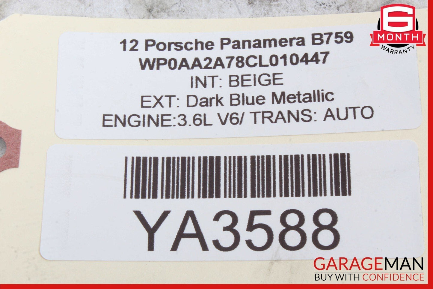 10-16 Porsche Panamera 970 Rear Right / Left Suspension Upper Control Arm