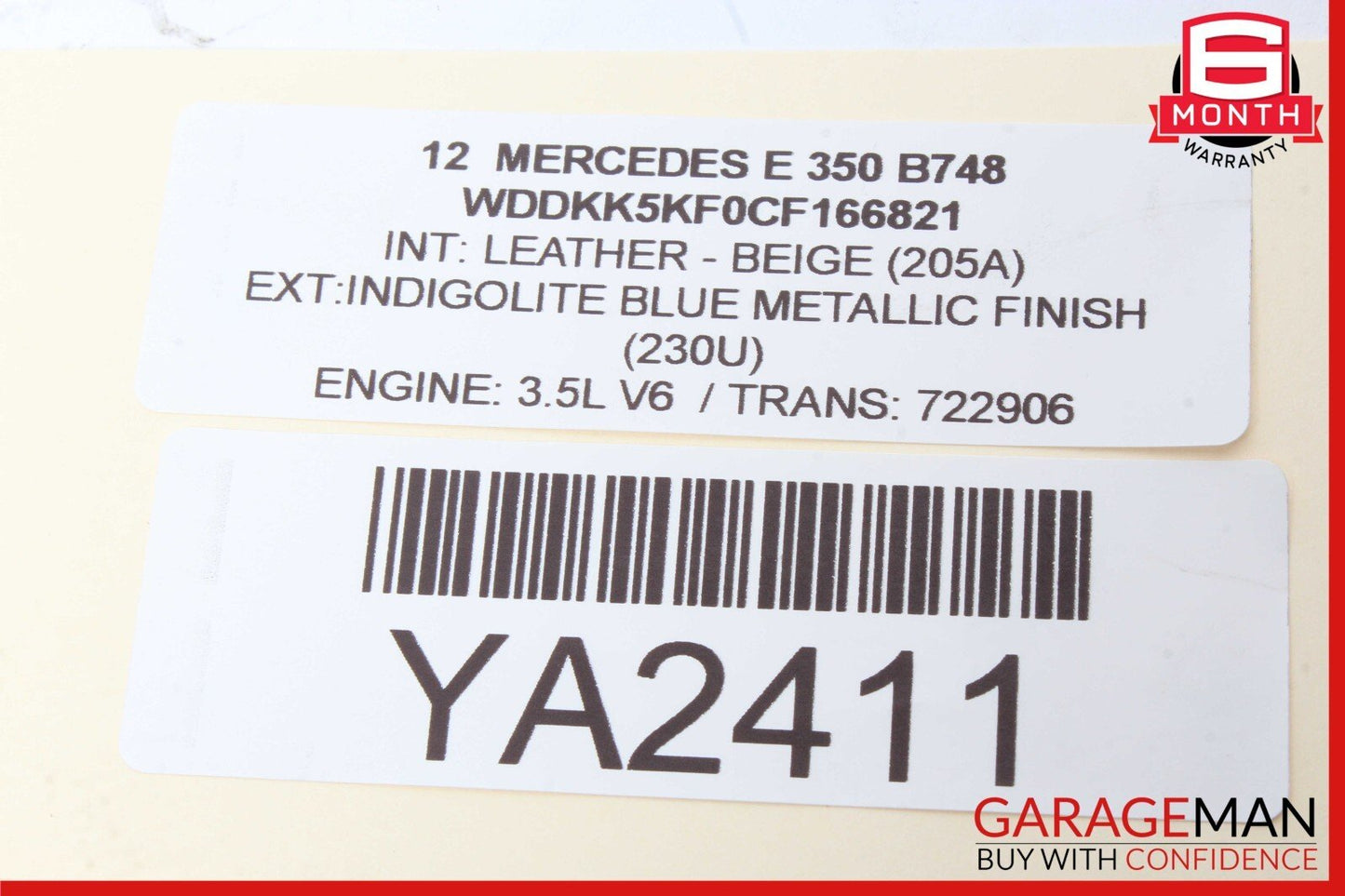 08-17 Mercedes W207 E350 C300 C350 Trunk Lid Latch Lock Actuator OEM