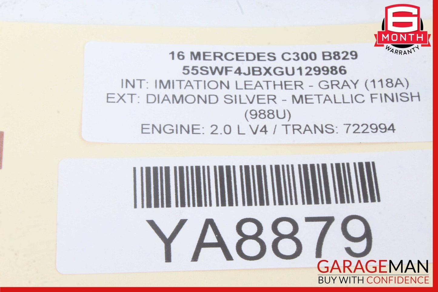 15-18 Mercedes W205 C300 C400 C350e Rear Trunk SAM Control Module Unit OEM