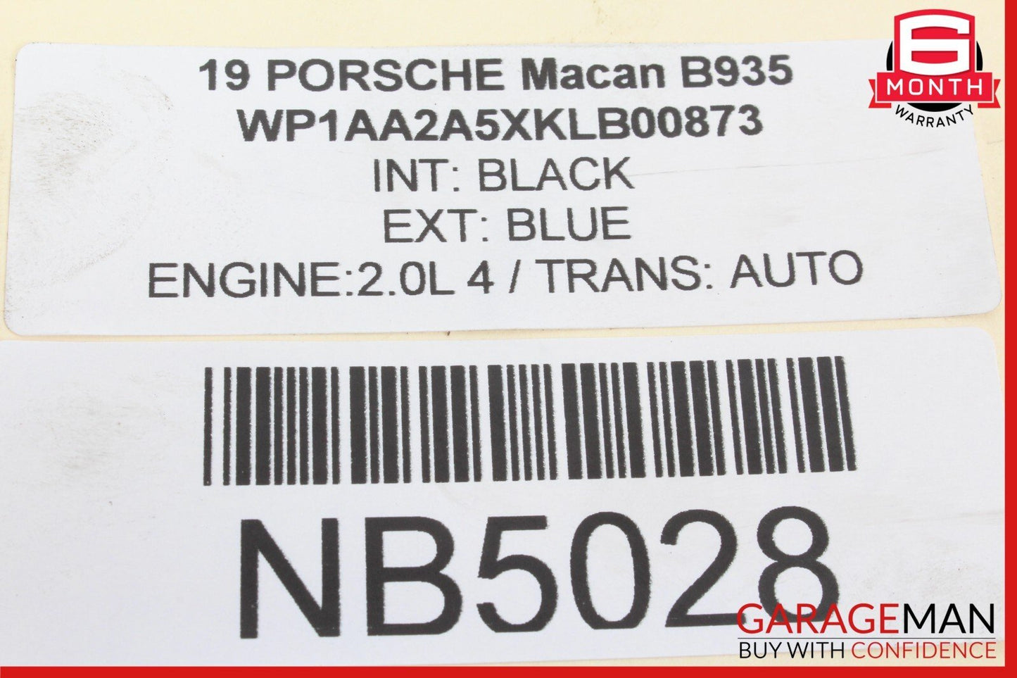 19-24 Porsche Macan 95B Engine Ignition Coil Plug Set of 3 Pc OEM