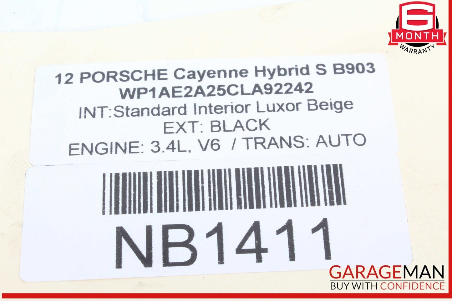 11-14 Porsche Cayenne 958 Front Left Driver Side Shock Strut Absorber OEM