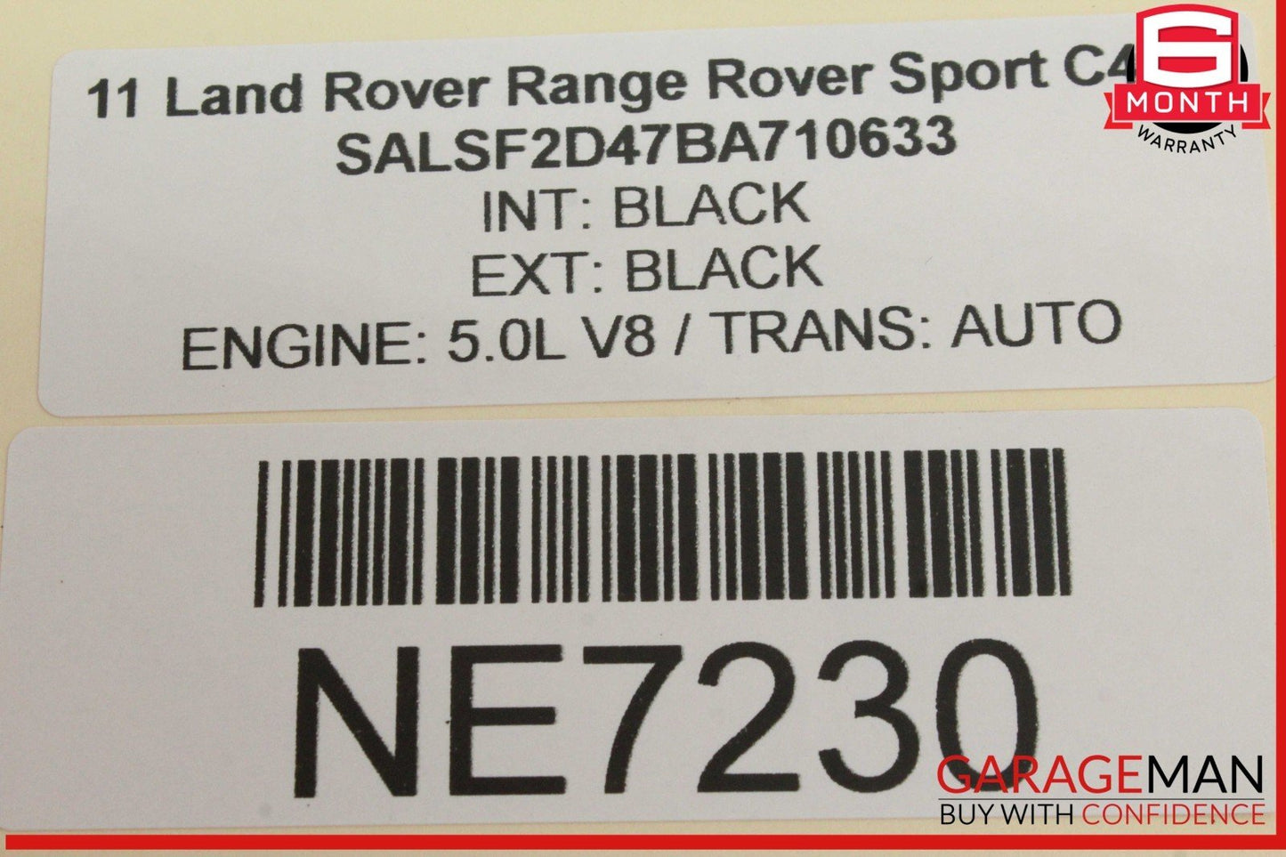 10-13 Land Rover Range Rover Sport Engine Start Stop Button AH2214C376AA OEM