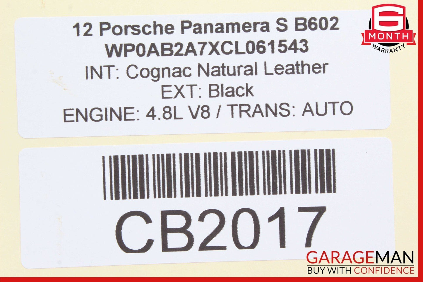 10-16 Porsche Panamera 970 Center Console Rear Right A/C AC Air Vent Trim Grille