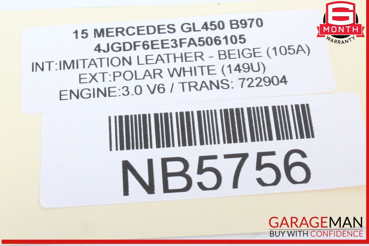 12-16 Mercedes X166 GL450 GL550 ML350 Front Right Door Lock Latch Actuator OEM