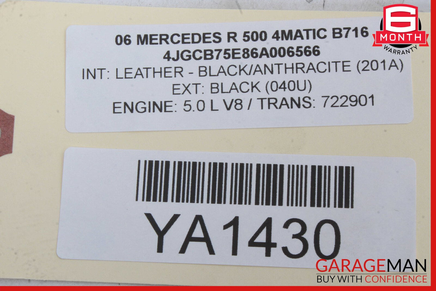 06-13 Mercedes X164 GL450 Audio Sound Speaker Rear Right or Left Side OEM