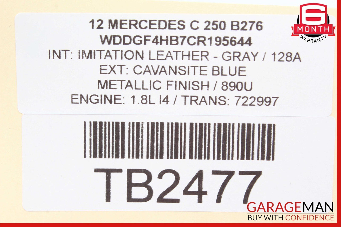 08-18 Mercedes CLS550 C300 E400 E350 Front Right Side Door Control Module Unit
