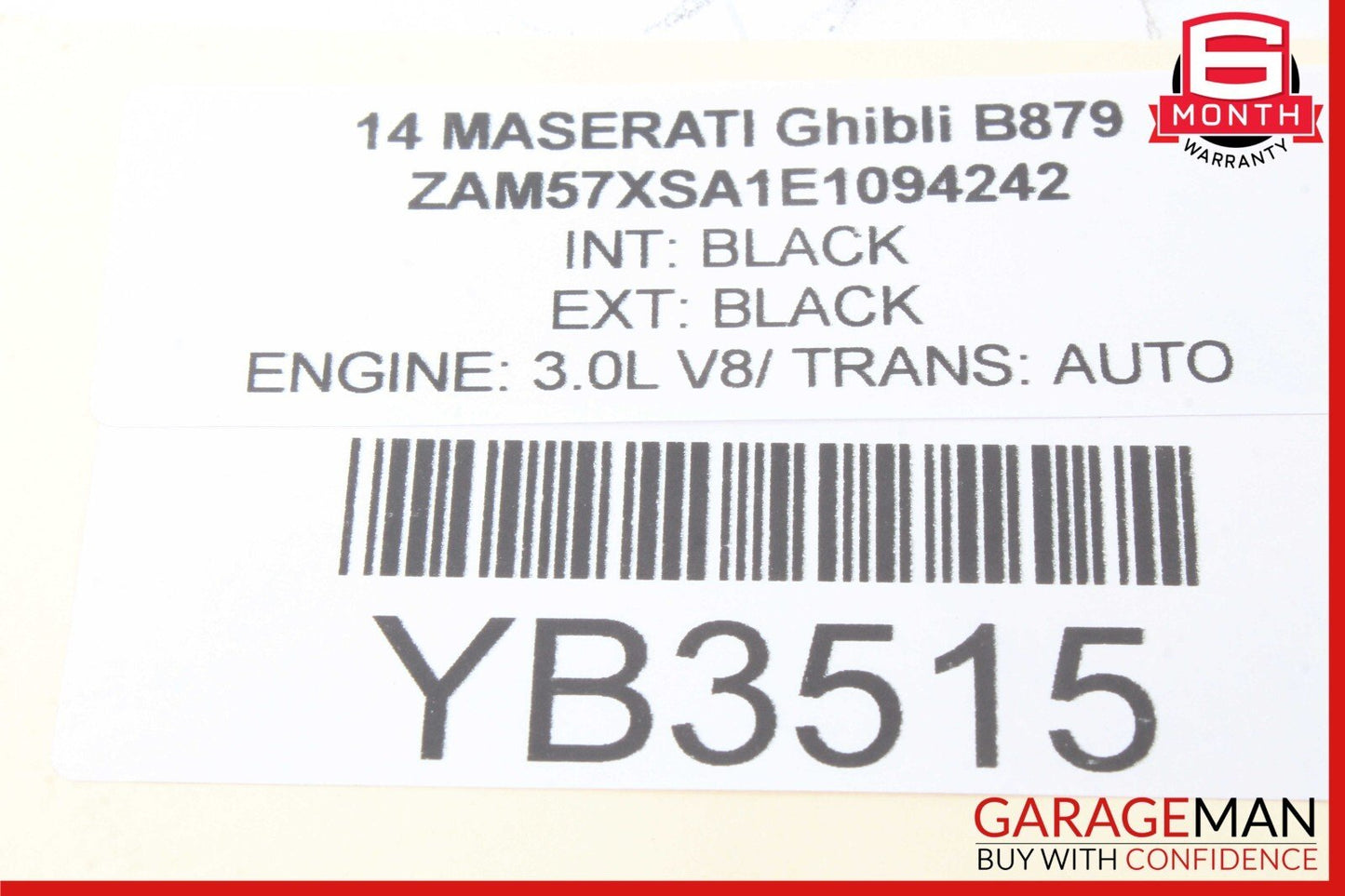 14-20 Maserati Ghibli Quattroporte Front Right Side Seat Belt Pretensioner