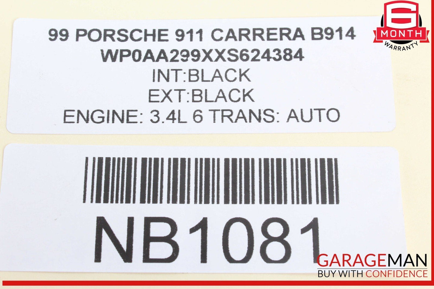 97-04 Porsche Carrera 911 Front Side Suspension Trailing Control Arm OEM