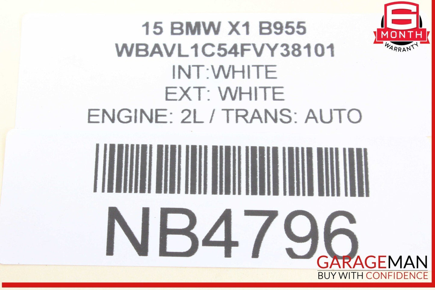12-15 BMW X1 Front Left / Front Right Side Suspension Lower Control Arm 6768989