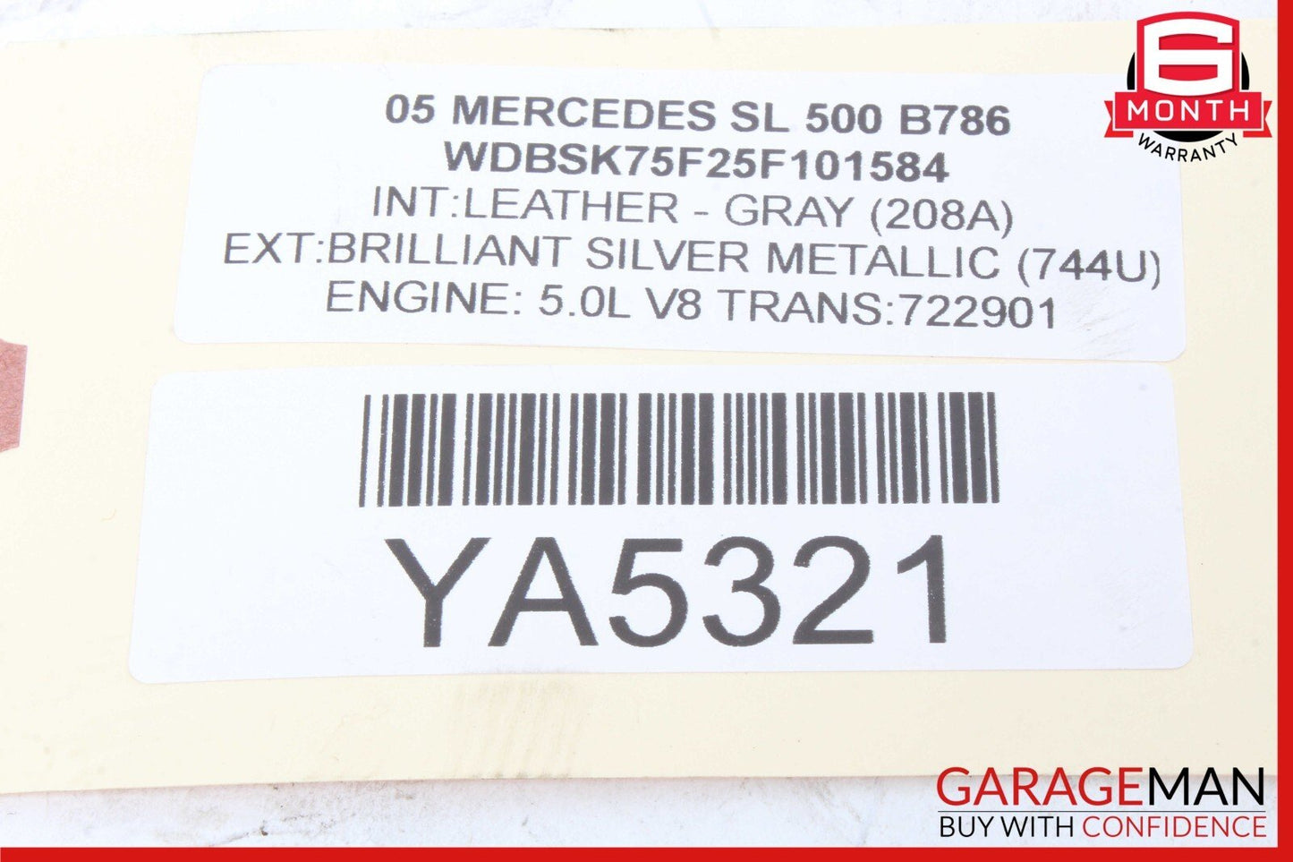 03-11 Mercedes W211 E350 SL550 Rear Left Side Upper Suspension Control Arm