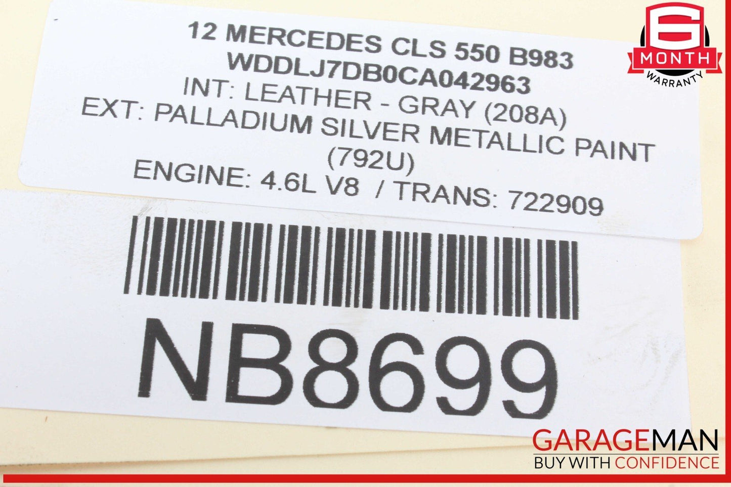 11-17 Mercedes W218 CLS550 S550 CL550 E550 Housing Cover 2780100431 OEM
