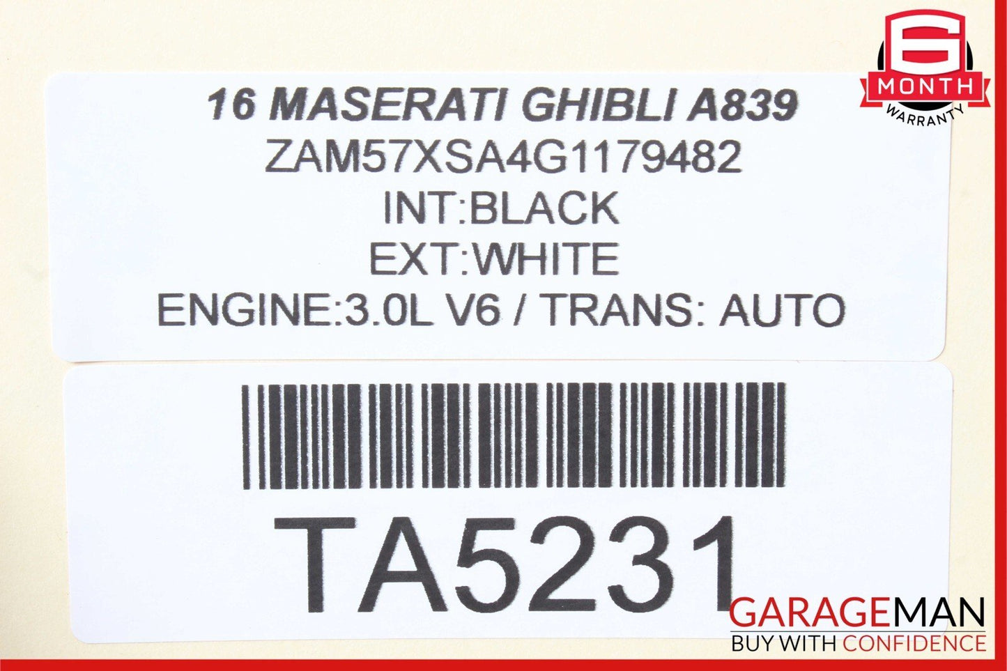 14-17 Maserati Ghibli Front Right Side Seat Adjustment Control Switch Module OEM