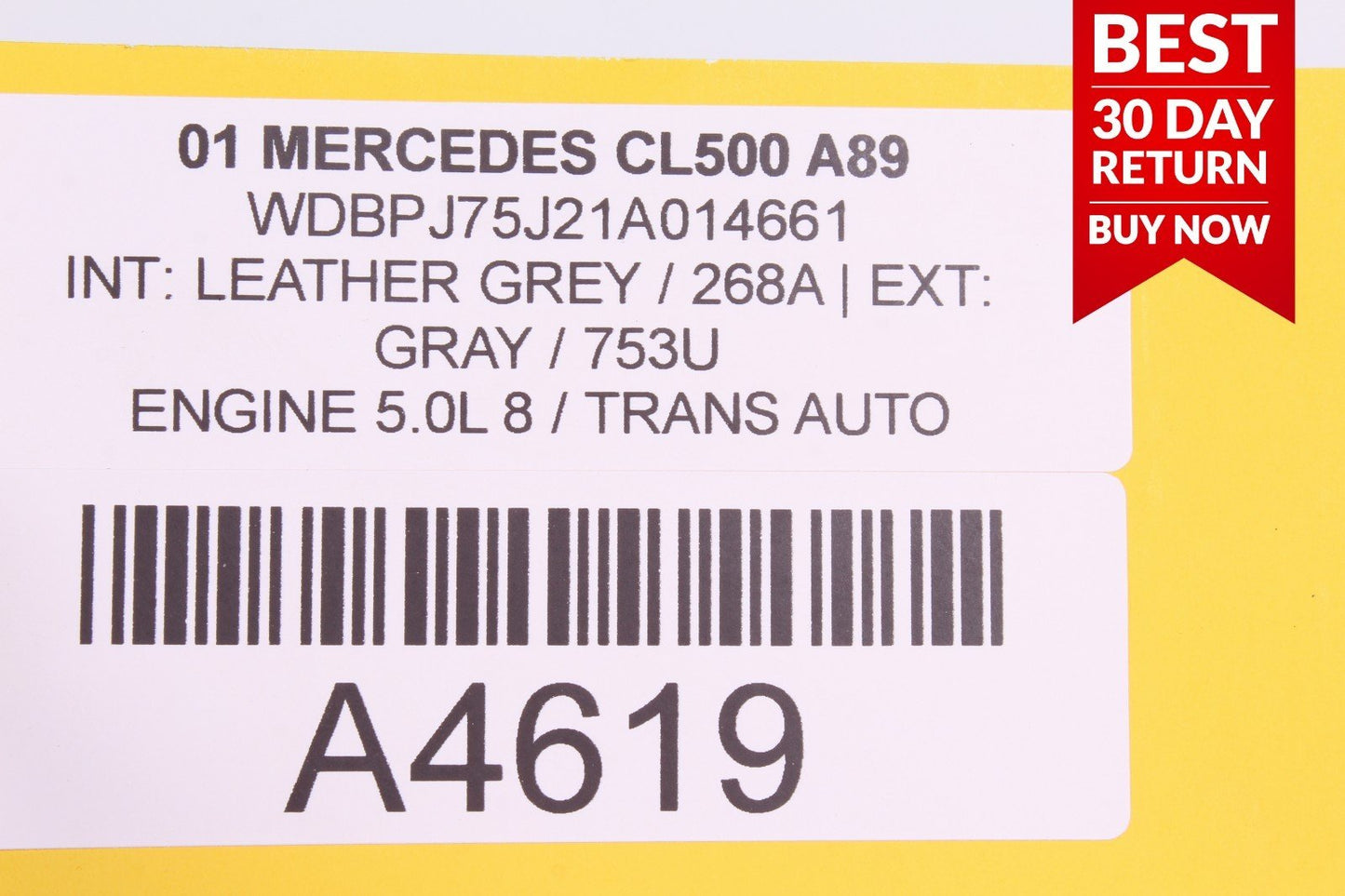 00-06 Mercedes W215 CL500 Gear Shifter Selector Trim Indicator Panel Wood A89