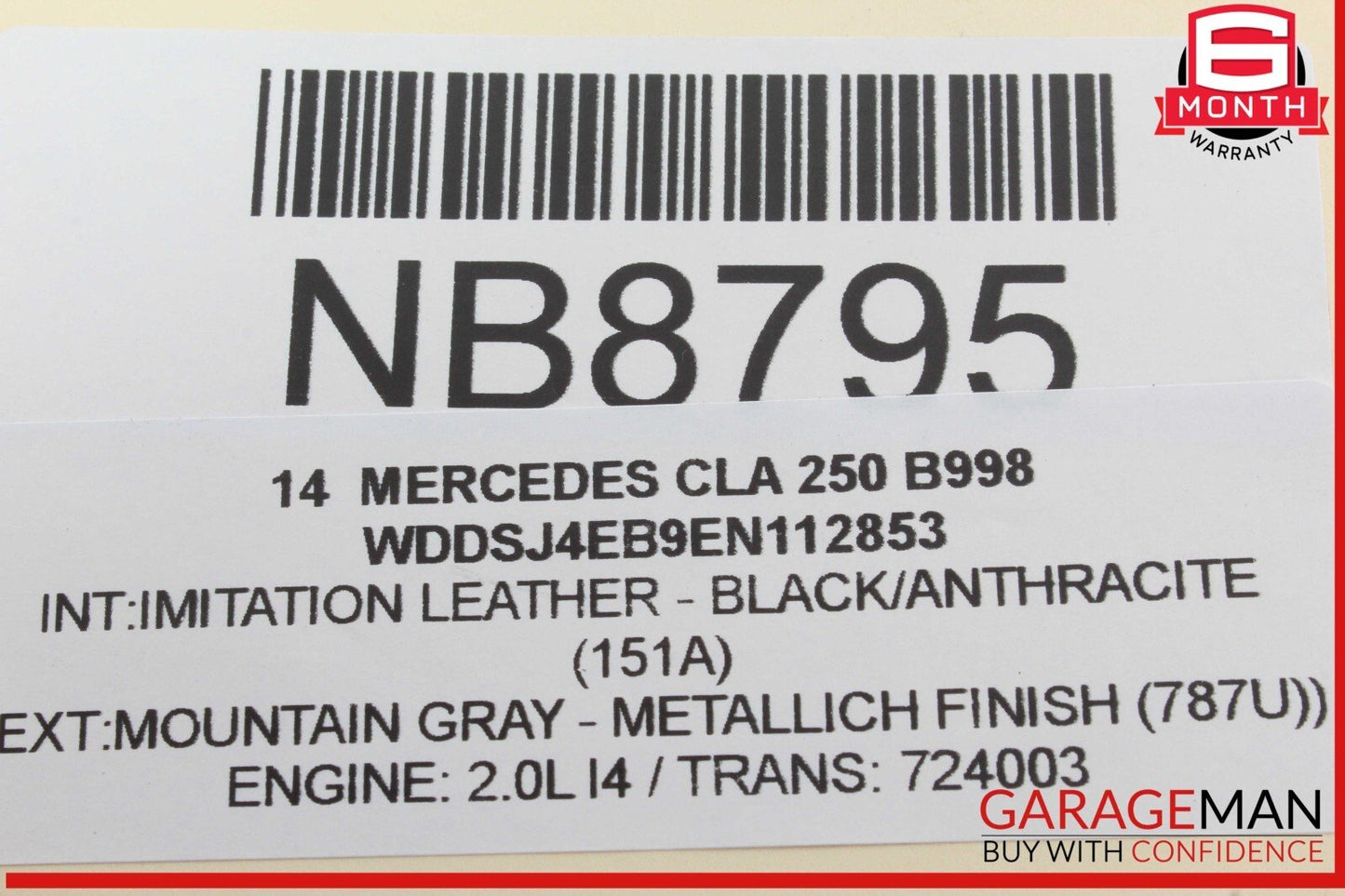 14-19 Mercedes W117 CLA250 CLA45 AMG Front Right Side Door Lock Latch Actuator