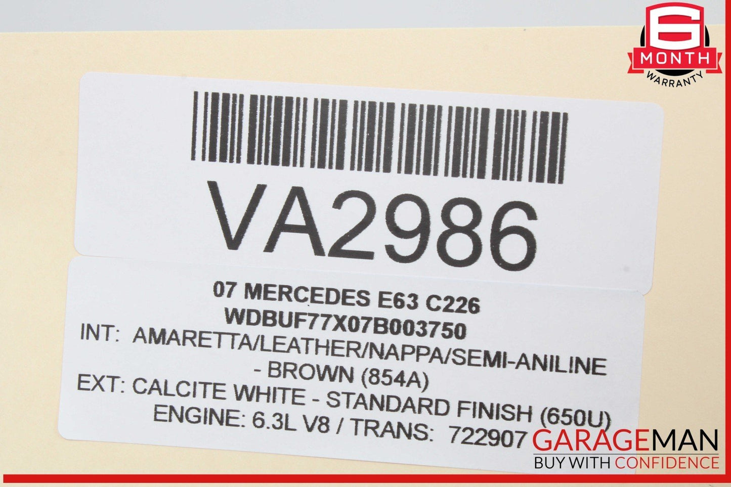 03-09 Mercedes W211 E63 AMG Radiator Overflow Coolant Reservoir Tank OEM