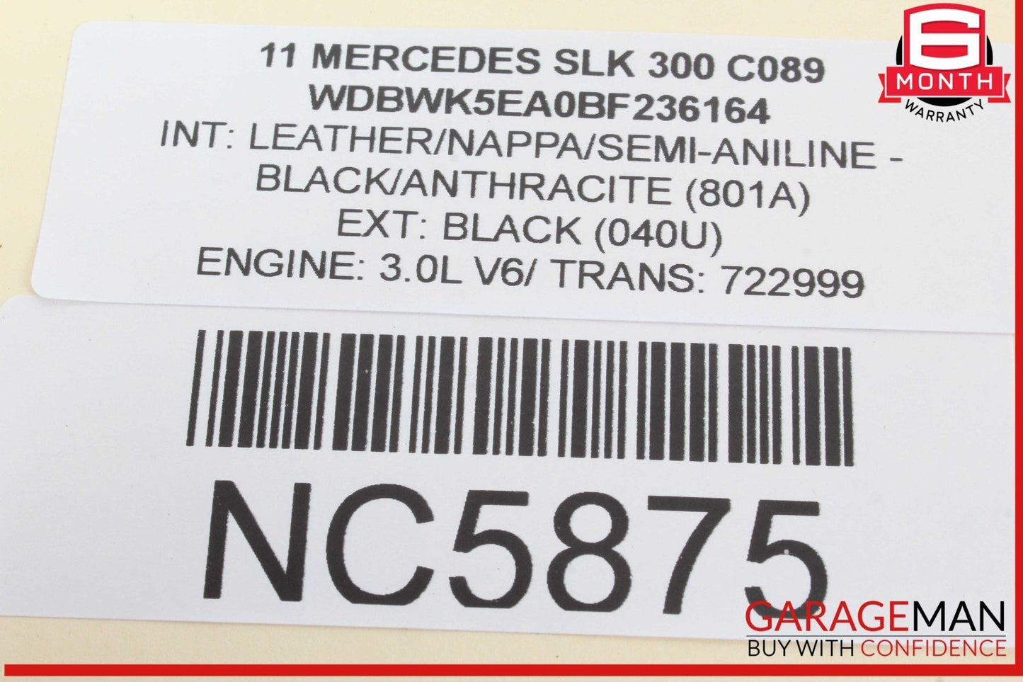 05-11 Mercedes R171 SLK300 Head Light Headlight Lamp Controller Switch Assy OEM