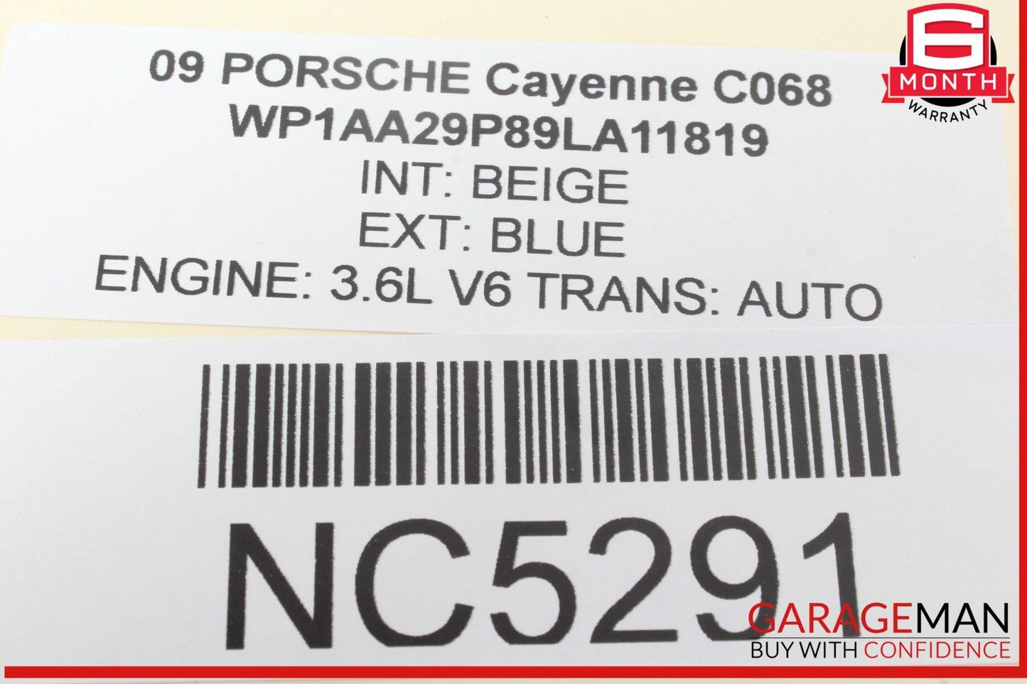 03-10 Porsche Cayenne Rear Left or Right Side Track Bar Tie Rod Control Arm OEM