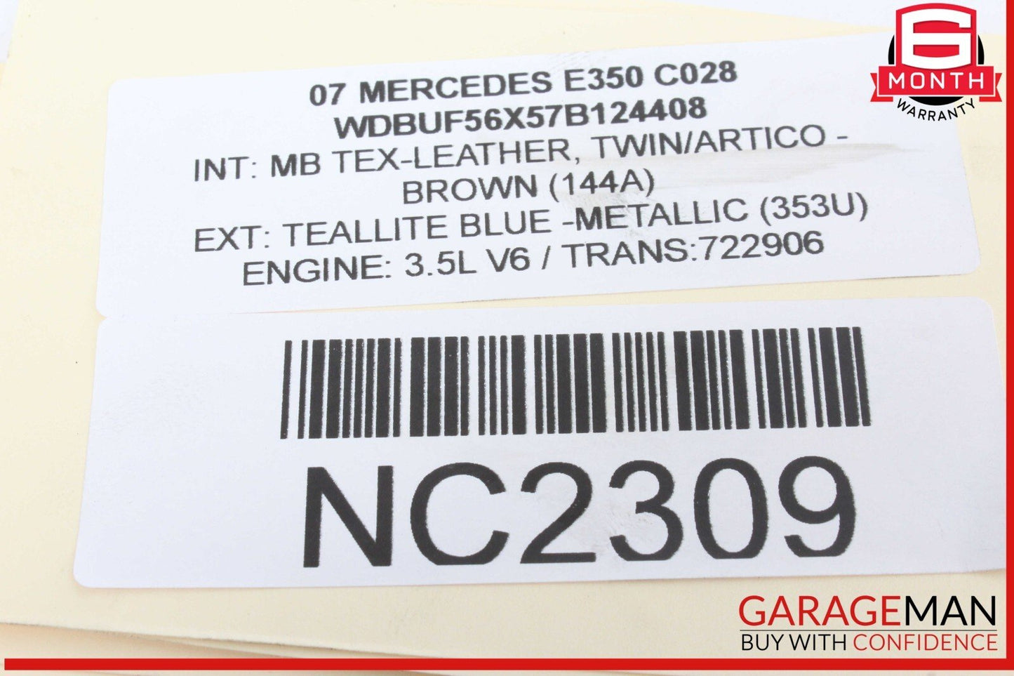 03-11 Mercedes W211 E350 CLS550 Front Left Side Lower Rearward Control Arm OEM