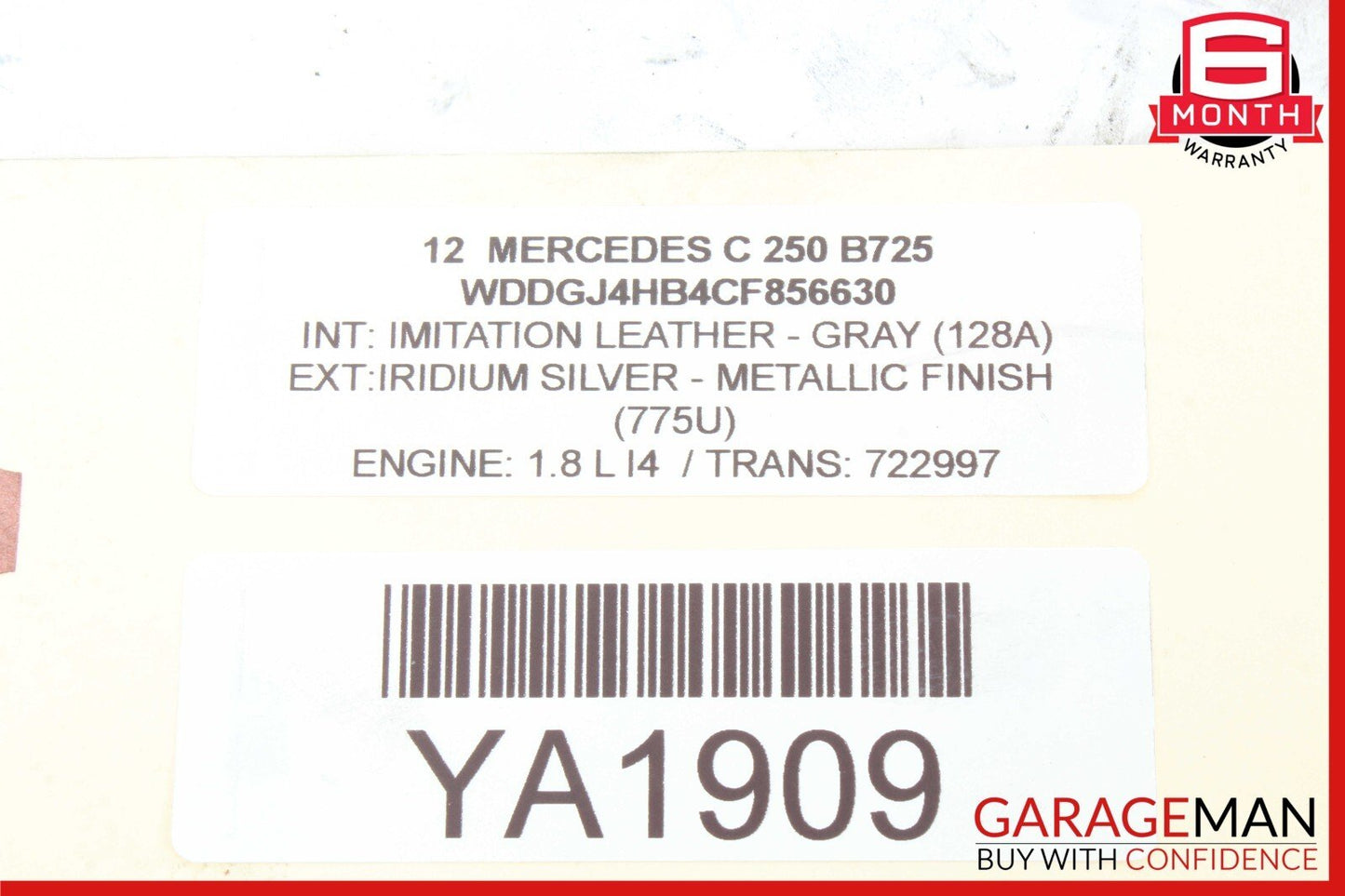 08-17 Mercedes W204 C250 E350 Rear Right / Left Side Upper Control Arm RWD OEM