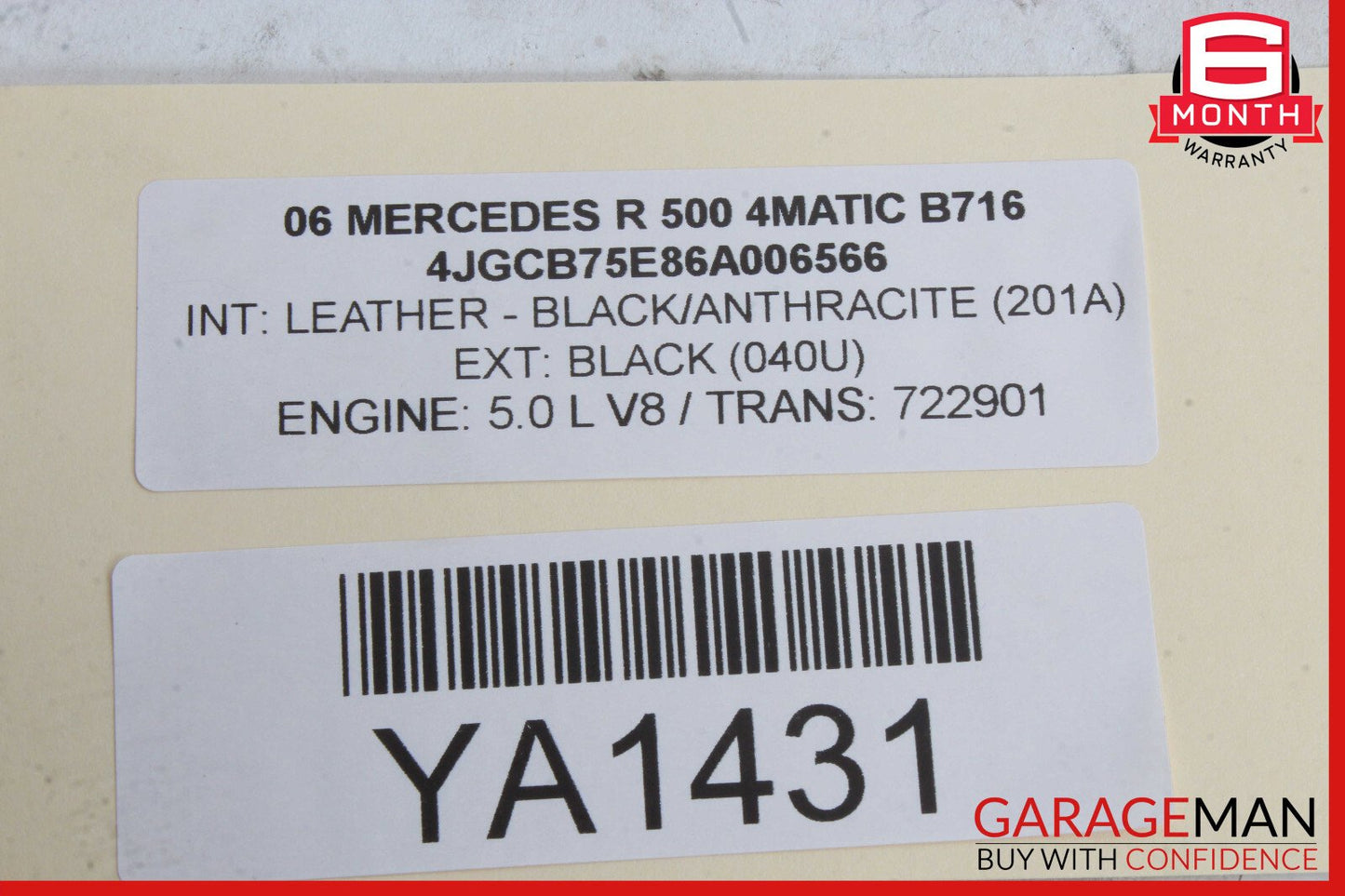 06-13 Mercedes X164 GL450 Audio Sound Speaker Rear Right or Left Side OEM