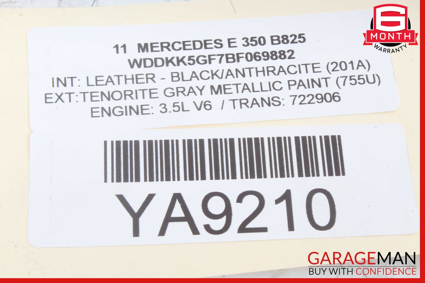 08-17 Mercedes W212 E350 C300 SLK250 Front Right Side Lower Control Arm RWD OEM
