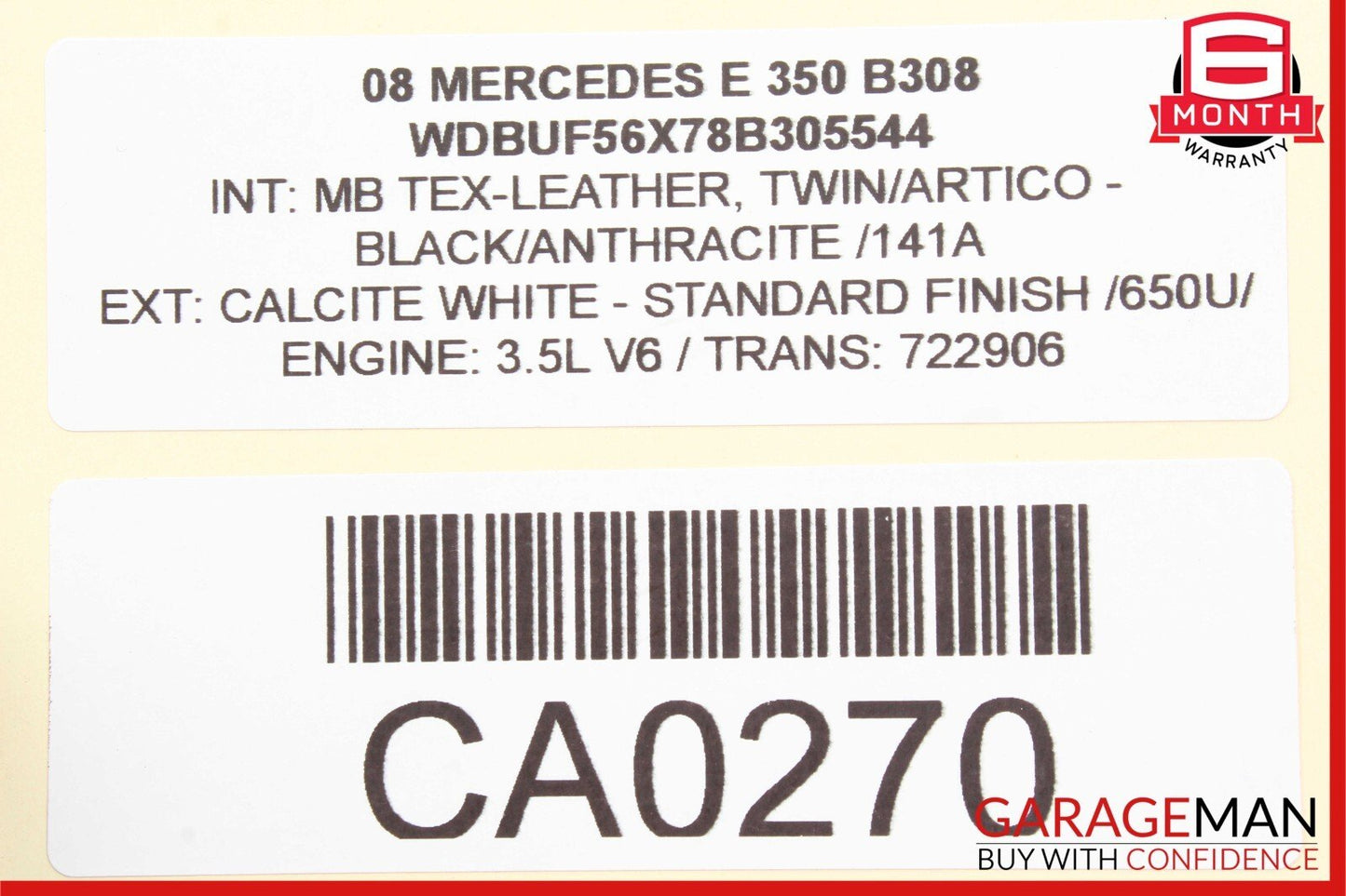 03-11 Mercedes W211 E350 CLS500 Rear Door Keyless Go Control Module Unit OEM