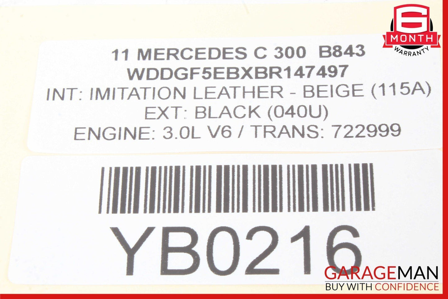 08-17 Mercedes W204 C300 E350 E400 E550 Rear Trunk Lid Latch Lock Actuator OEM