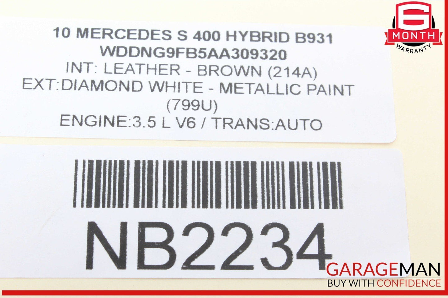 07-13 Mercedes W221 S400 Hybrid Rear Left / Right Camber Strut Upper Control Arm