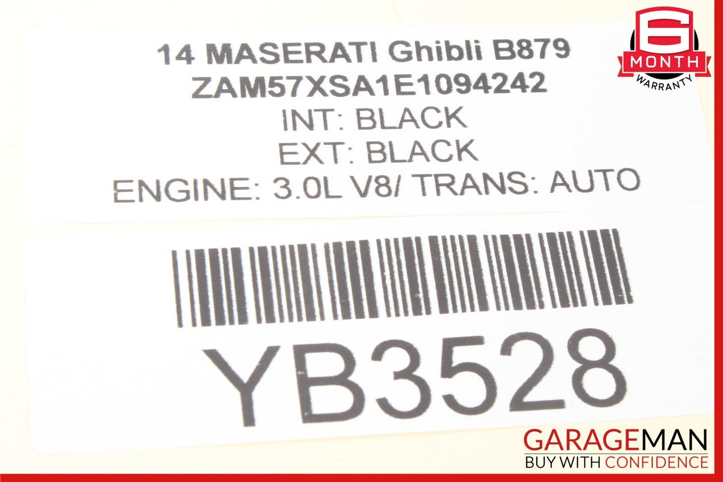 14-17 MASERATI GHIBLI M157 ENGINE BATTERY FUSE RELAY JUNCTION BOX