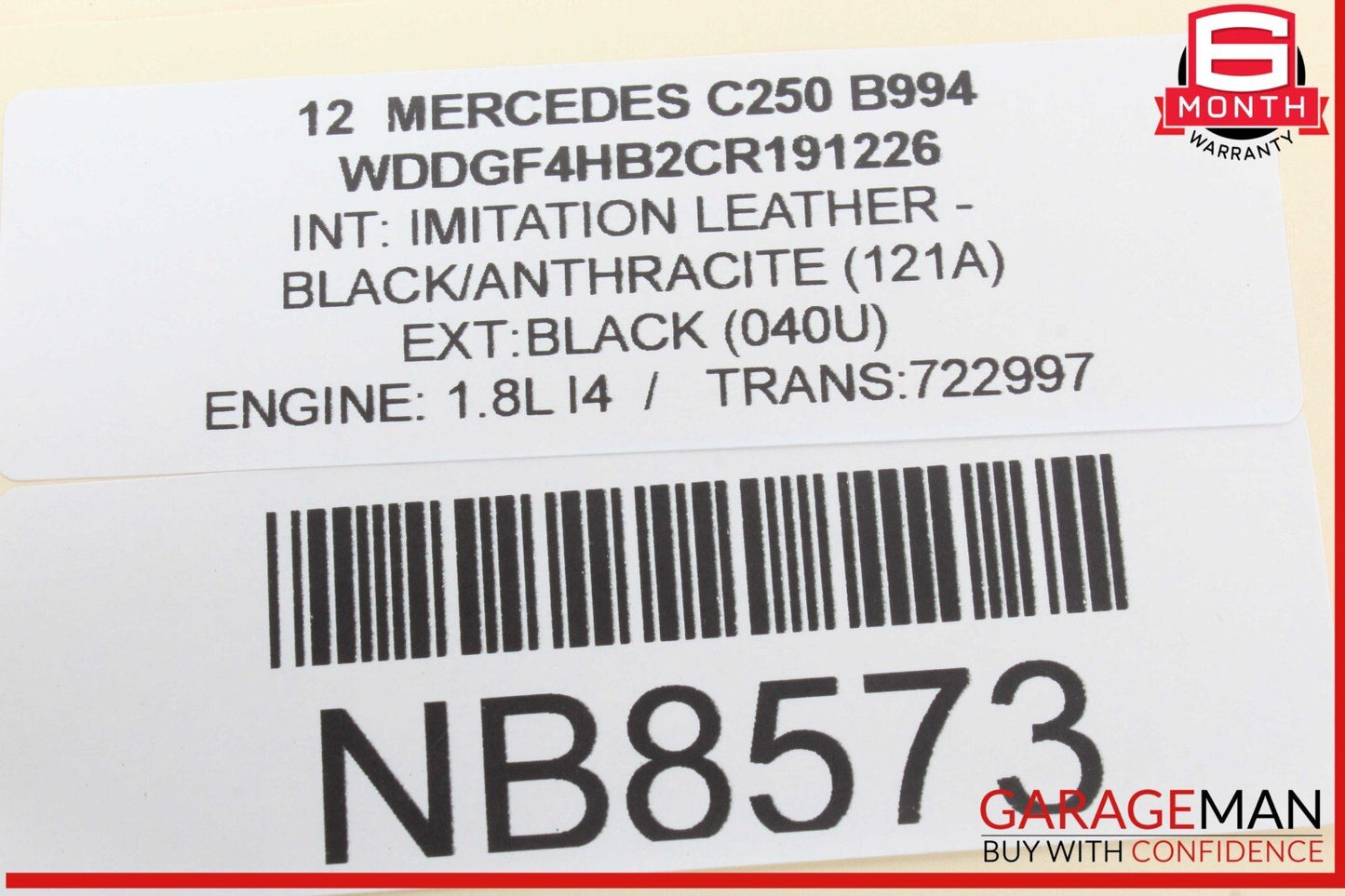 08-18 Mercedes W204 C250 Rear Left Side Door Control Module 2129003906 OEM