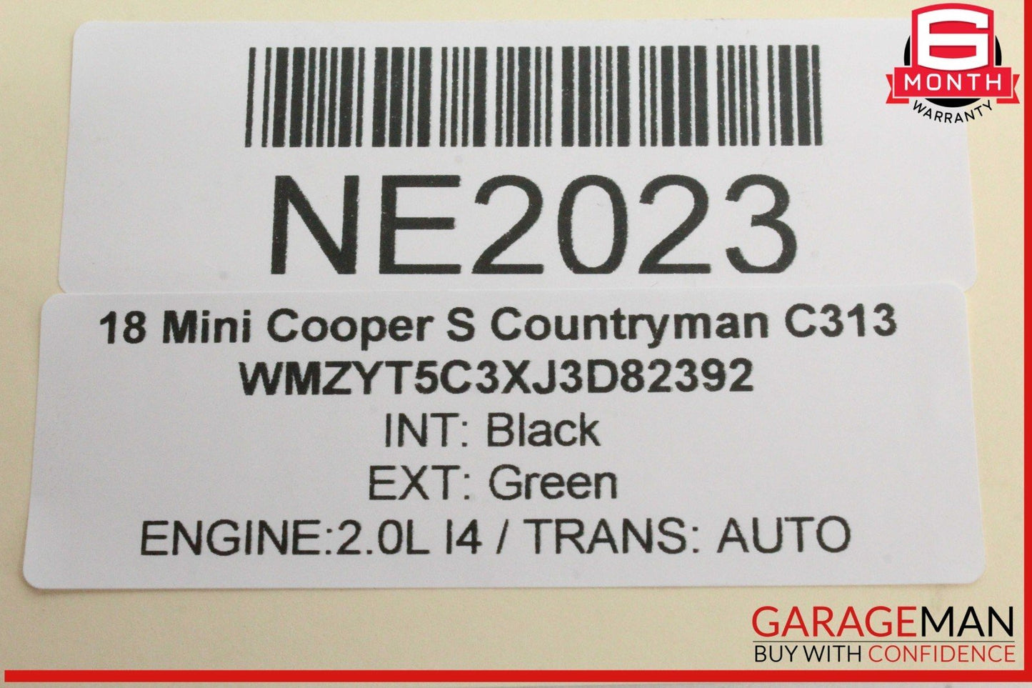 17-24 Mini Cooper S Countryman Coolant Reservoir Expansion Tank 7617362 OEM