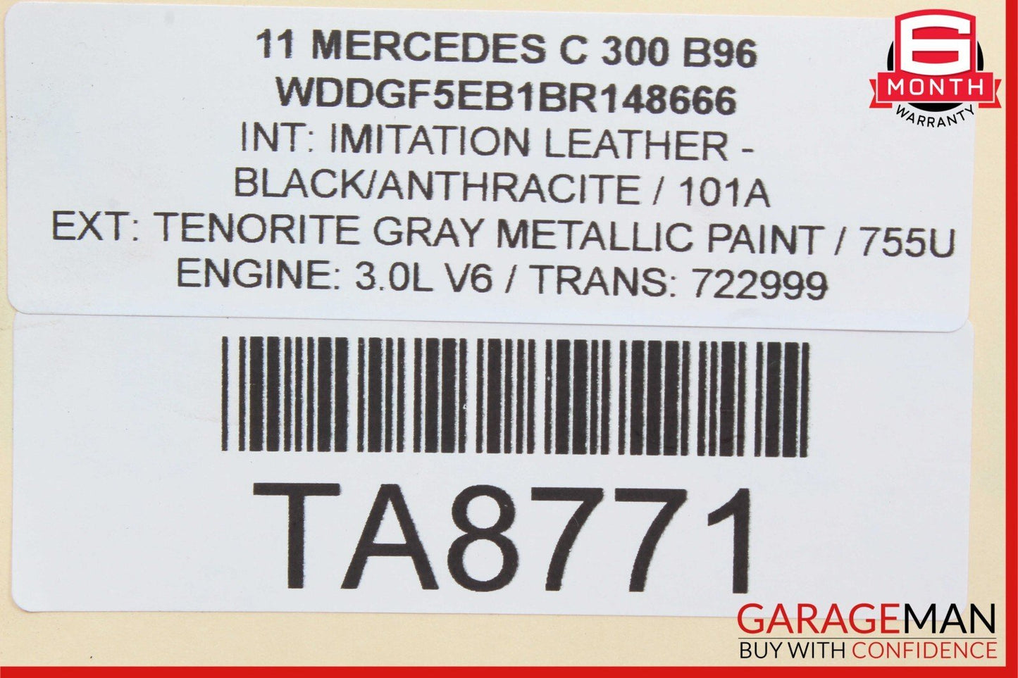08-11 Mercedes W204 C300 Engine Motor Crankshaft Crank Shaft Pulley OEM