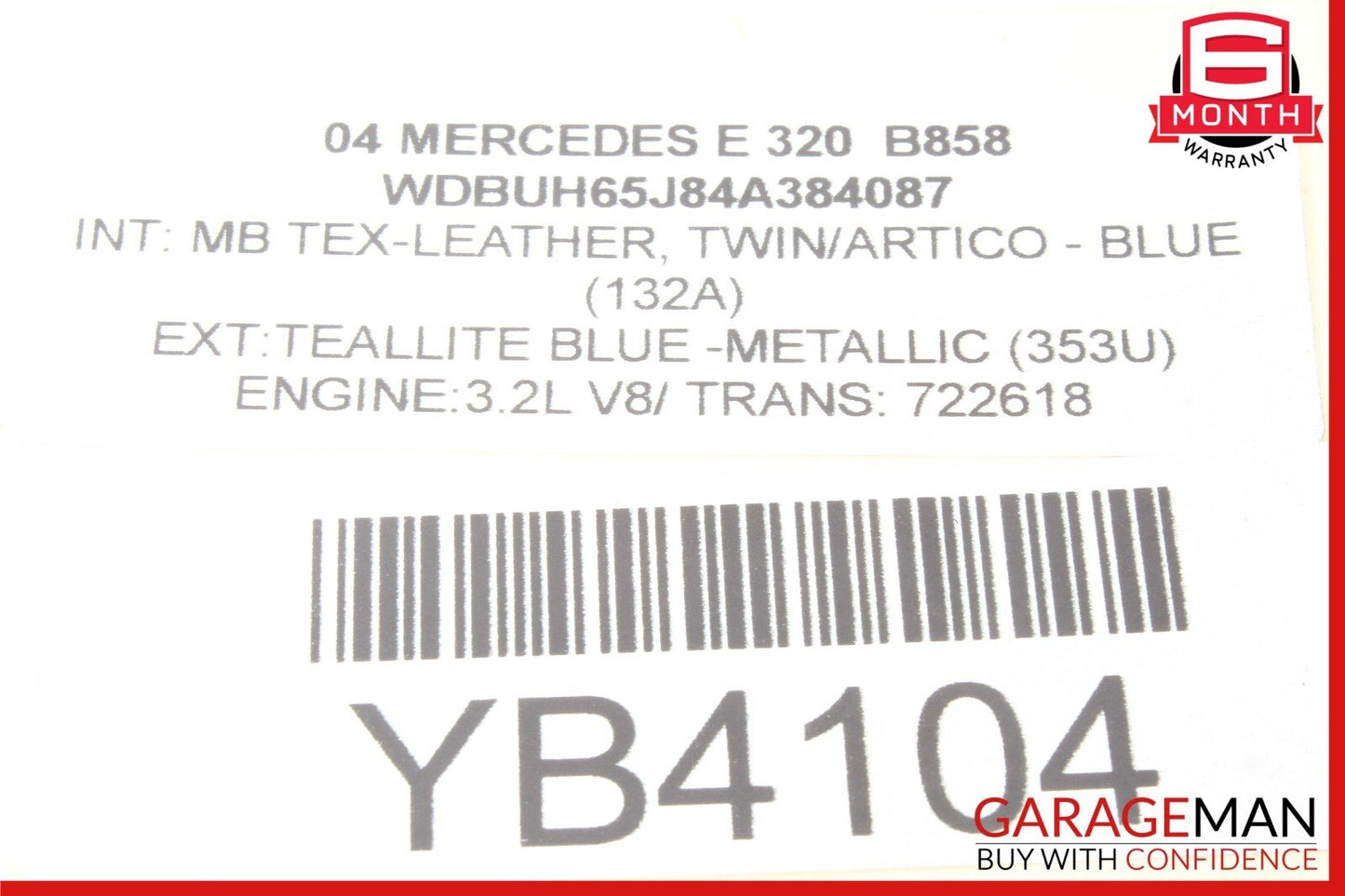 03-11 Mercedes W211 E320 Rear Left or Right Side Suspension Upper Control Arm