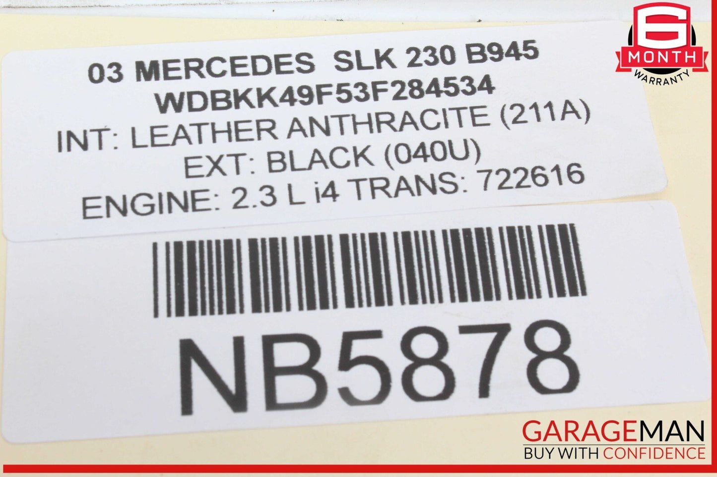 97-04 Mercedes R170 SLK230 SLK320 Rear Right / Left Lower Thrust Control Arm