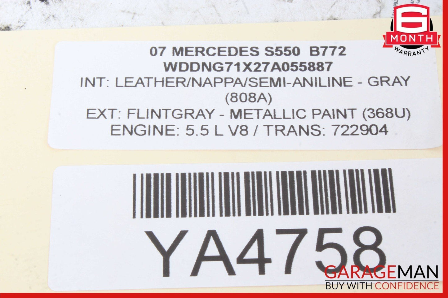 07-14 Mercedes W221 S550 S400 CL550 A/C AC Heater Climate Control Switch OEM