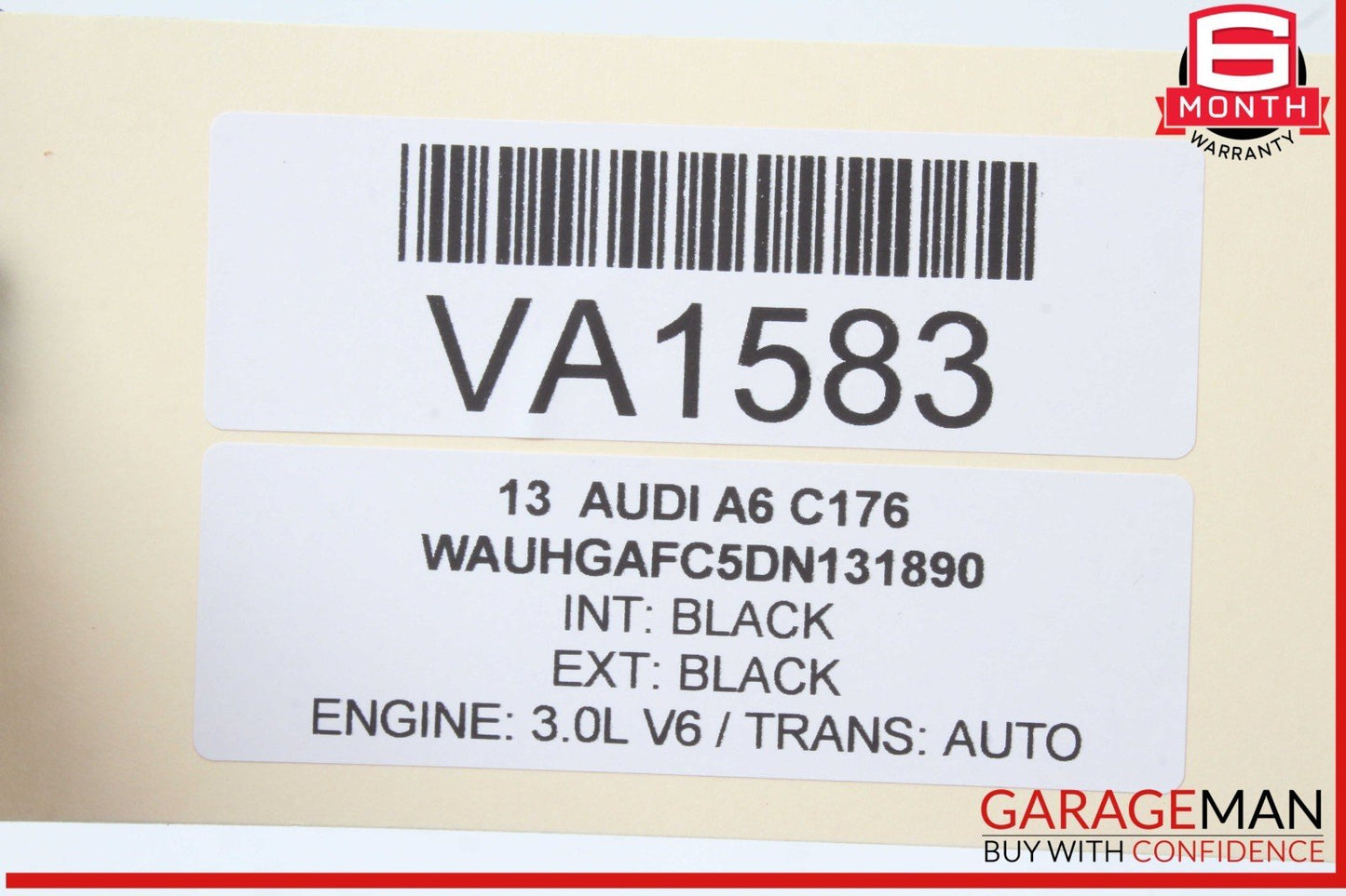 12-18 Audi A6 SQ5 Rear Right Passenger Side Window Regulator Motor 8K0959812A